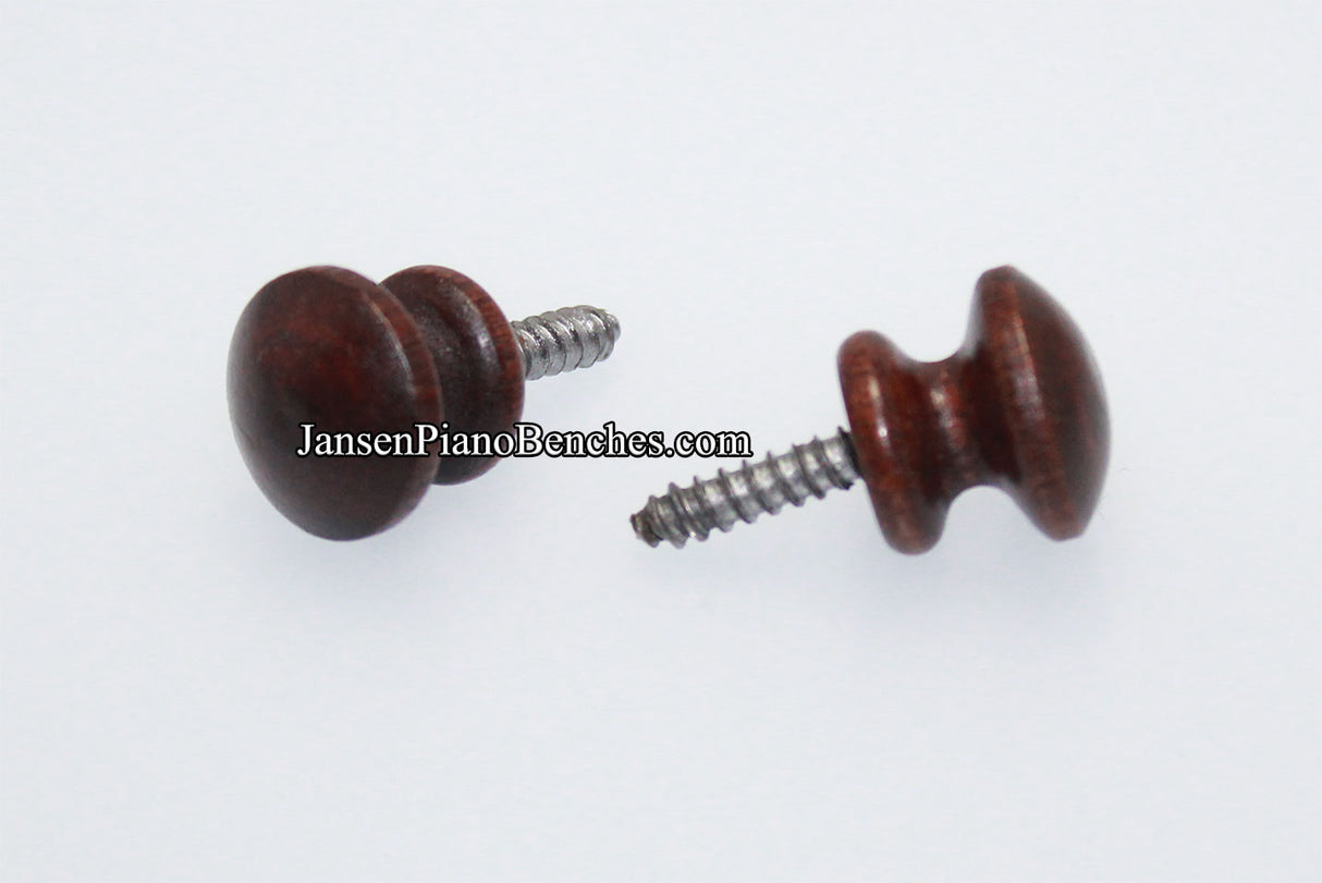 mahogany piano desk knob 361M