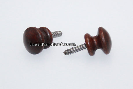 mahogany piano desk knob 361M
