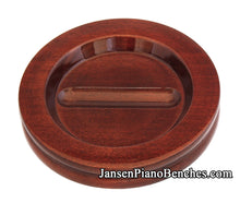 Load image into Gallery viewer, mahogany high polish caster cups for grand piano