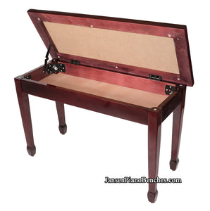 Yamaha Piano Bench High Polish Mahogany - Open Box