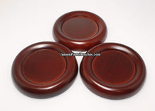 Load image into Gallery viewer, piano caster cups mahogany 838m