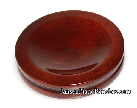 mahogany polish piano caster cup