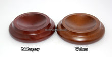 Load image into Gallery viewer, piano caster cups mahogany vs walnut 