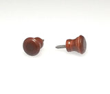 Wood Piano Desk Knobs - Fallboard Lid Knobs