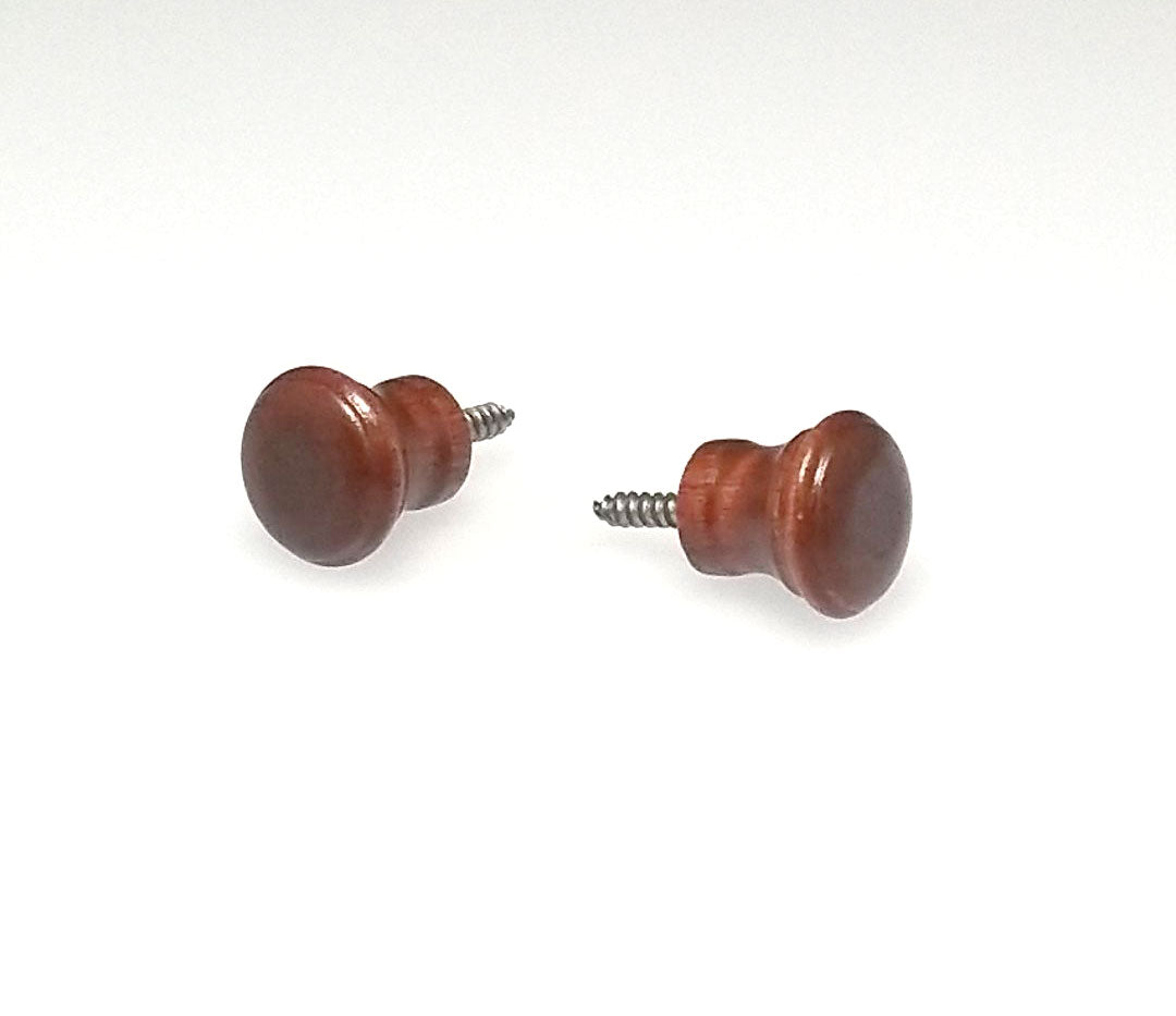 Wood Piano Desk Knobs - Fallboard Lid Knobs