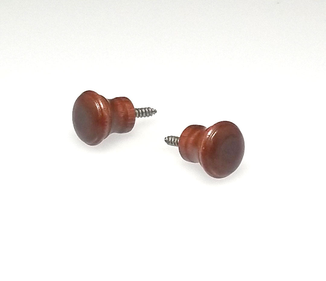 Wood Piano Desk Knobs - Fallboard Lid Knobs