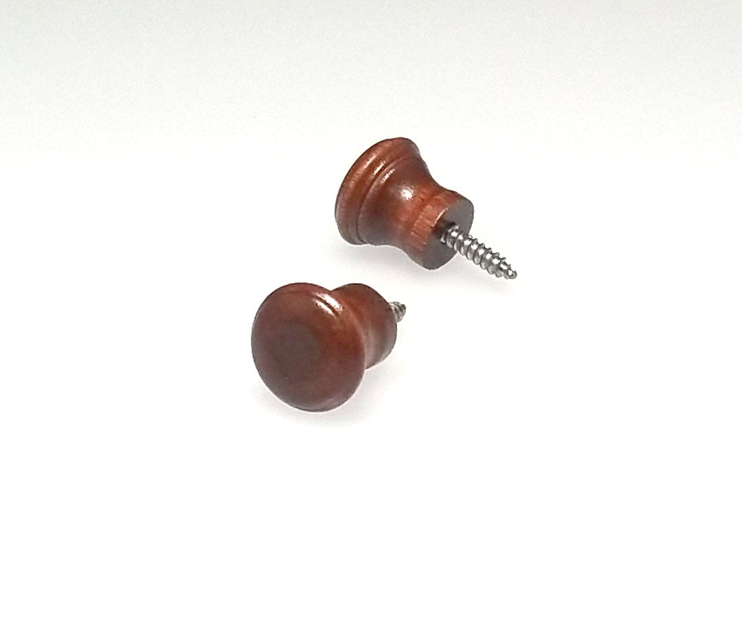 Wood Piano Desk Knobs - Fallboard Lid Knobs