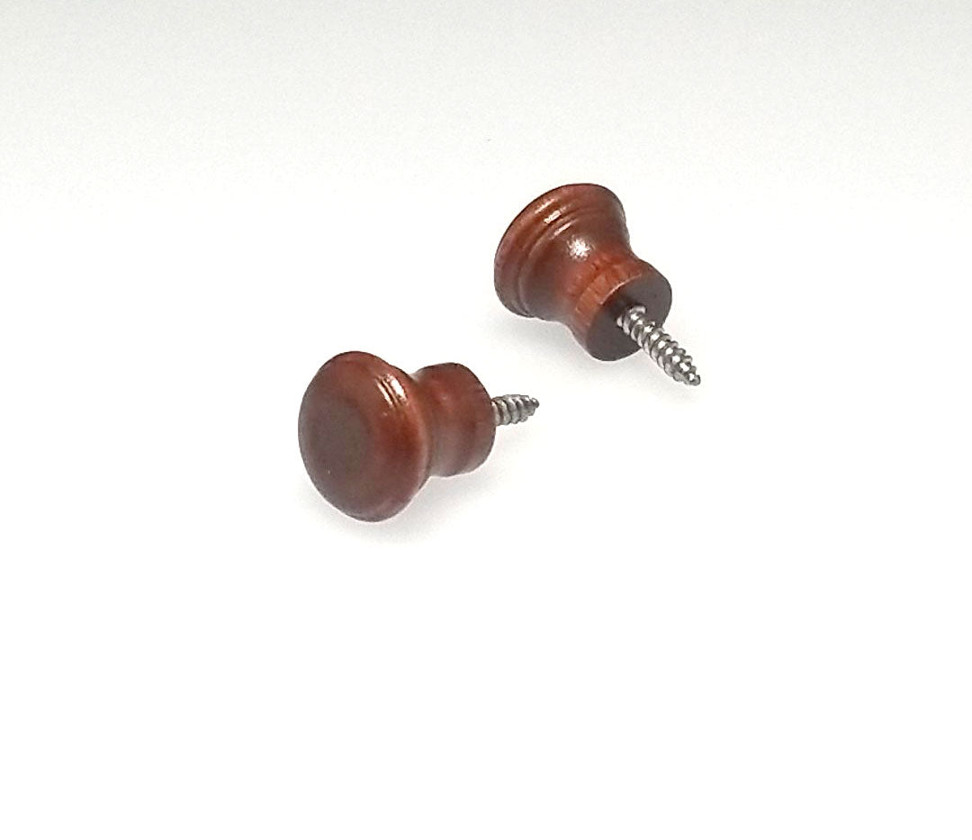 Wood Piano Desk Knobs - Fallboard Lid Knobs