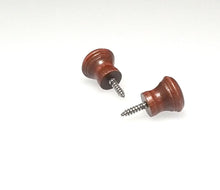 Load image into Gallery viewer, piano desk lid knobs walnut 362