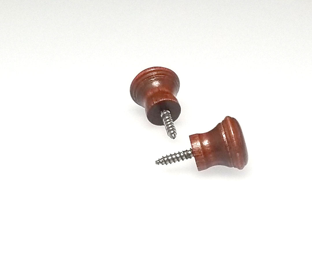 Wood Piano Desk Knobs - Fallboard Lid Knobs