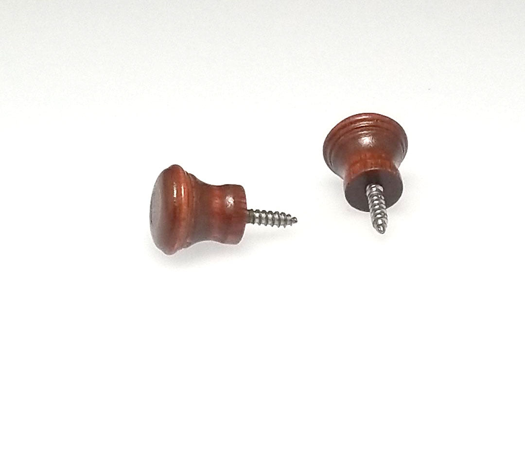 Wood Piano Desk Knobs - Fallboard Lid Knobs