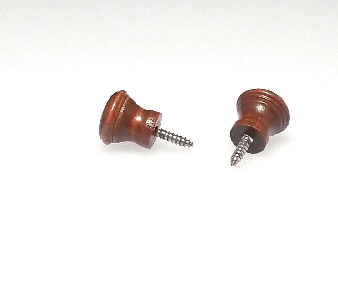 Wood Piano Desk Knobs - Fallboard Lid Knobs