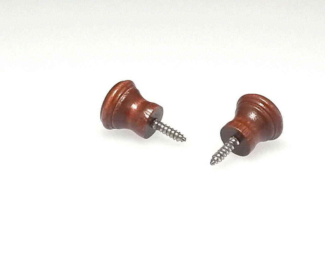 Wood Piano Desk Knobs - Fallboard Lid Knobs