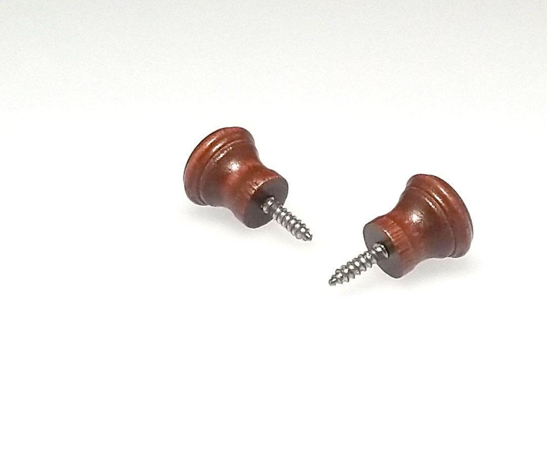 Wood Piano Desk Knobs - Fallboard Lid Knobs