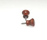 Wood Piano Desk Knobs - Fallboard Lid Knobs