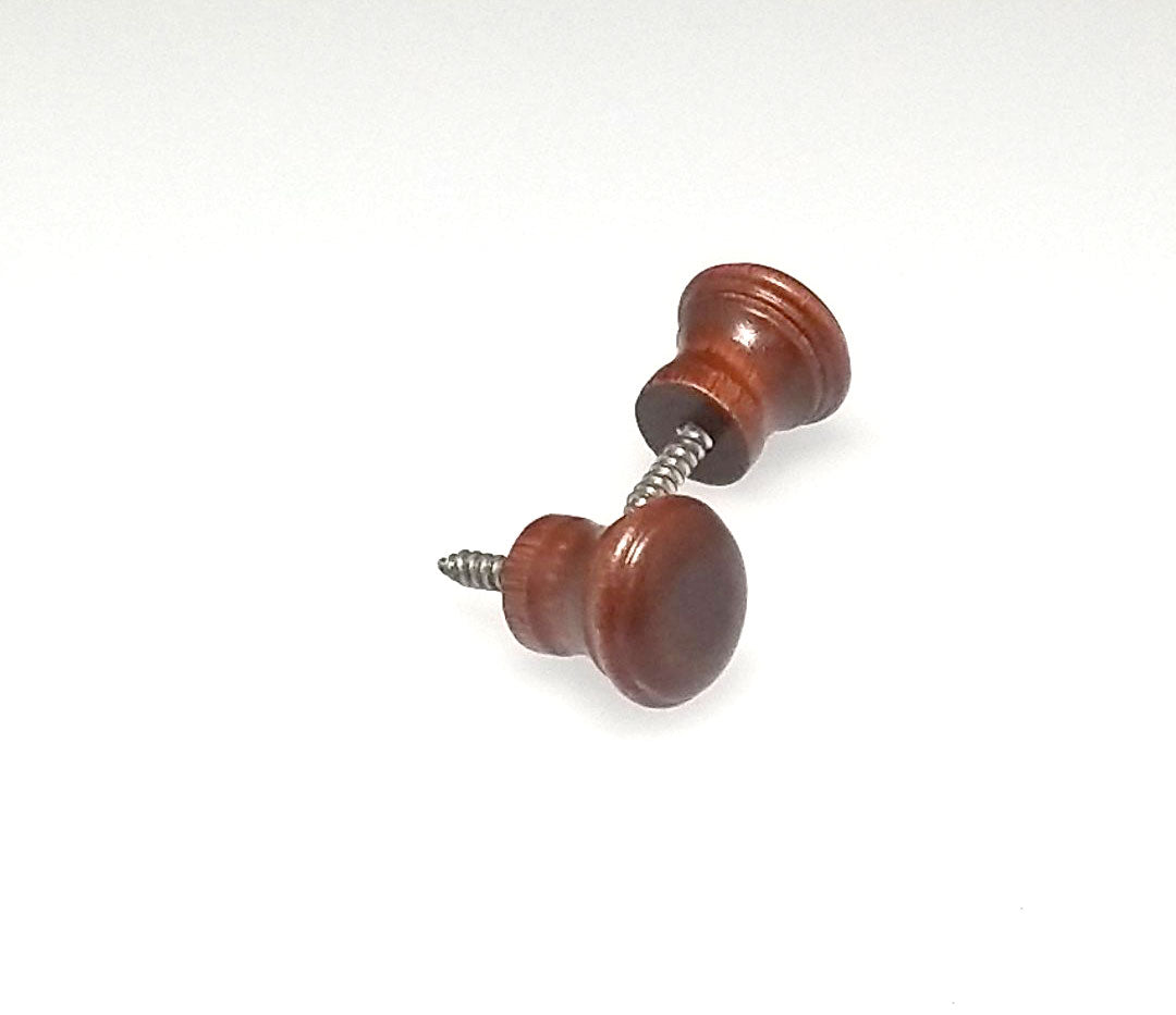 Wood Piano Desk Knobs - Fallboard Lid Knobs