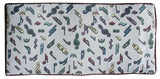 music note design piano bench cushion