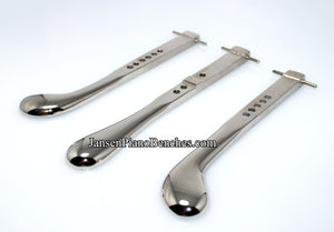 upright piano pedals nickel