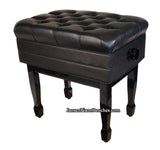 sheet music storage adjustable piano bench