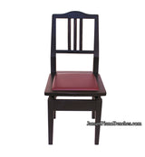 piano practice chair adjustable height back support