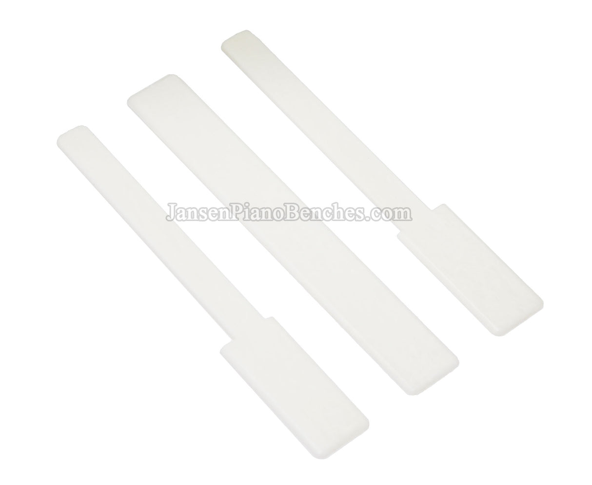 replacement piano keys white gloss