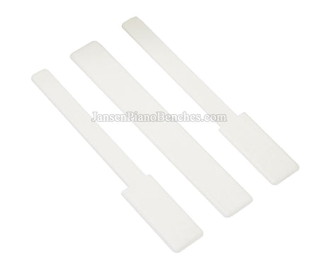 replacement piano keys white gloss