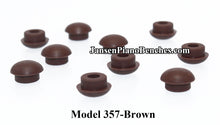 Load image into Gallery viewer, Piano Rubber Bumper Model 357 Brown