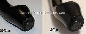 Piano scratch repair 