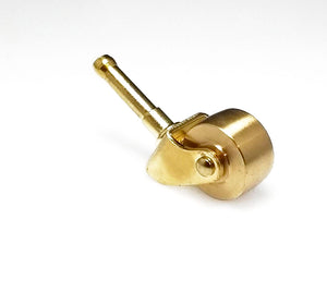Brass Piano Casters For Spinet, Console or Vertical Pianos – In