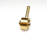 Spinet Piano Wheels Brass