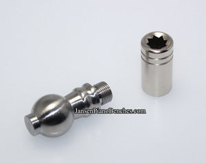 piano tuning lever star tip and steel head attachments