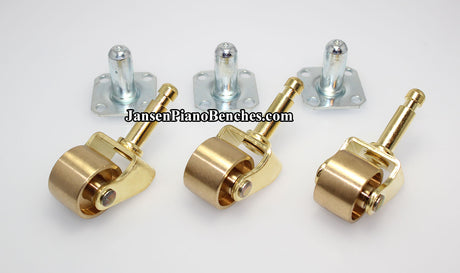 brass grand piano wheel 980 with sockets