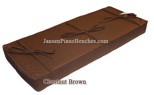brown piano bench cushion kashmere box top grk