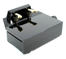 Load image into Gallery viewer, adjustable black high polish piano pedal extender