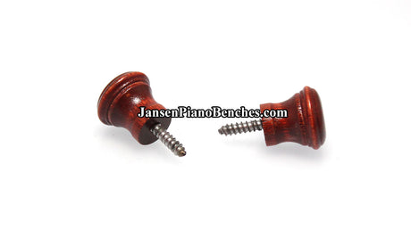 red mahogany piano desk knob 362rm