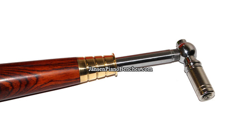 piano tuning lever rosewood handle