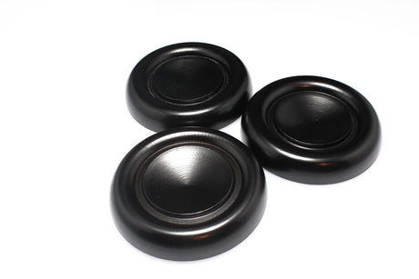 black grand piano caster cups royal wood 837e