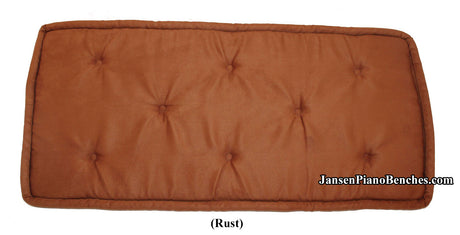 rust piano bench cushion jansen