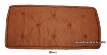 Load image into Gallery viewer, rust piano bench cushion jansen