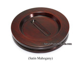 grand piano caster cup mahogany satin finish Jansen 5.5" pad