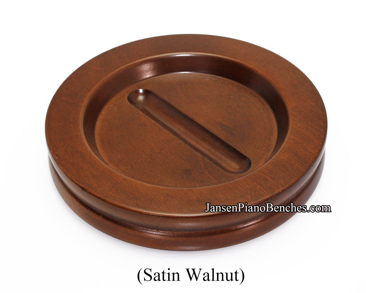 walnut grand piano caster cup jansen 5.5 inch