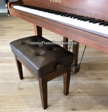 Jansen petite artist bench walnut