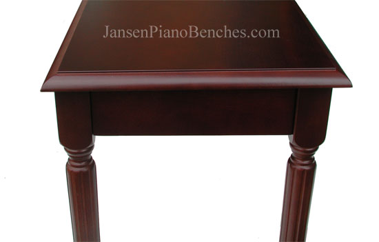 schaff mahogany piano bench wood top