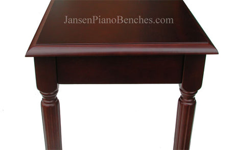 schaff mahogany piano bench wood top