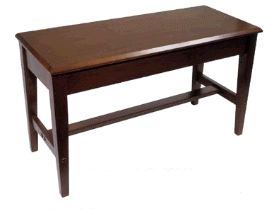 Jansen School Piano Bench