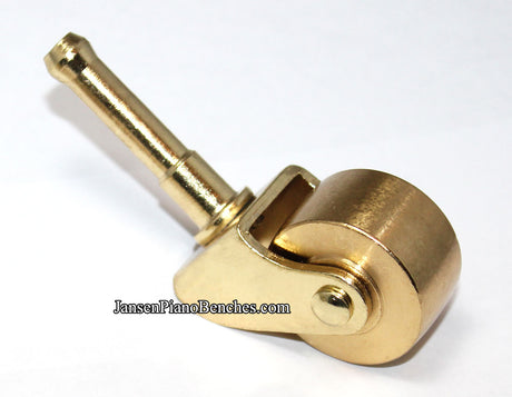 front spinet piano wheels made of brass