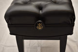 Jansen Artist Bench - Steinway Logo Knobs - Satin Ebony