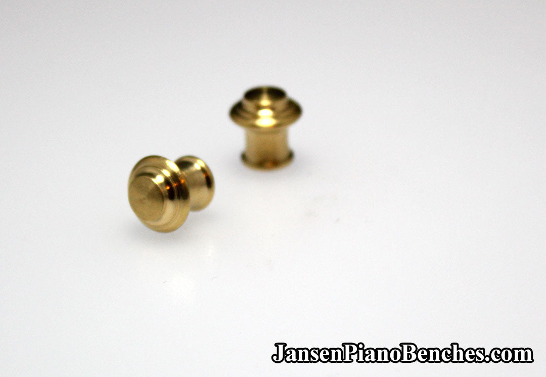 Tiered Brass Piano Desk Knob