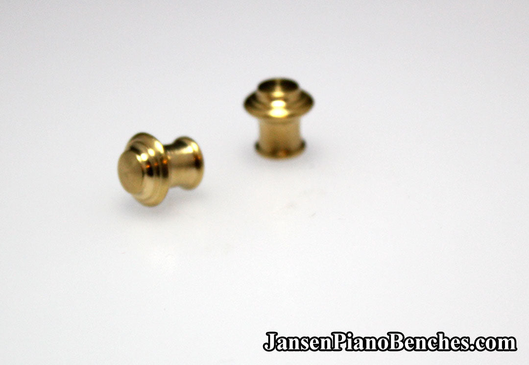 Tiered Brass Piano Desk Knob