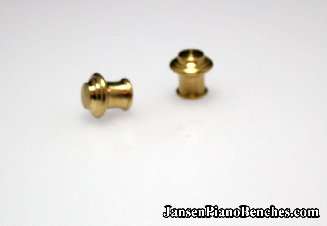 Tiered Brass Piano Desk Knob